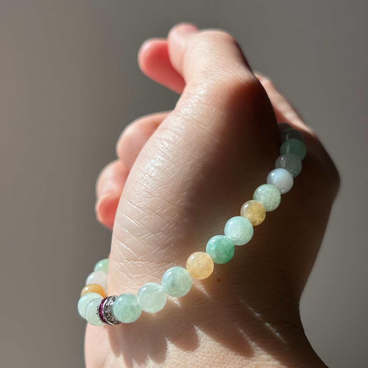 Multi Bracelet, Jade only (no metal setting), photo 1 - Luxe Jadeite