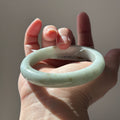 Light Pale Green with Sajin Bangle 59.5mm, photo 1 - Luxe Jadeite