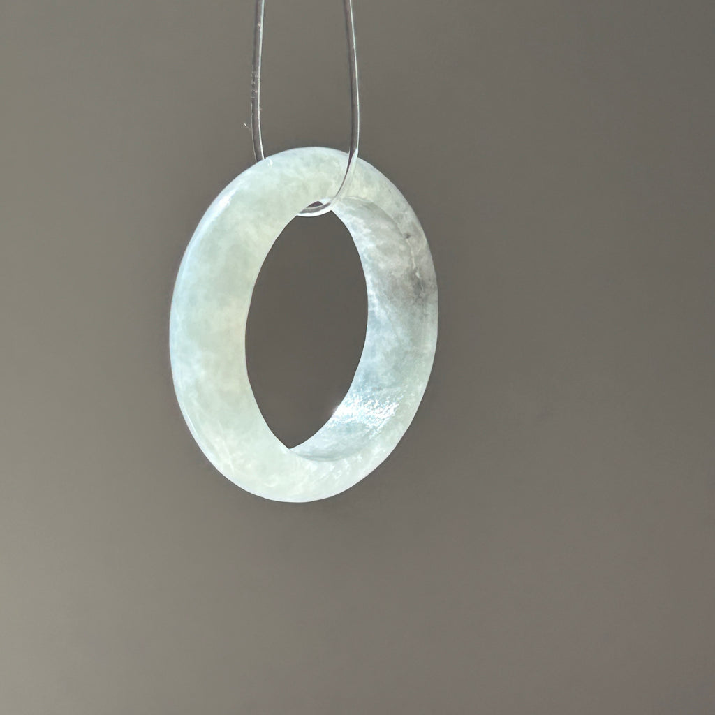 White with Wu Ji Ring US 8.0, photo 3 - Luxe Jadeite