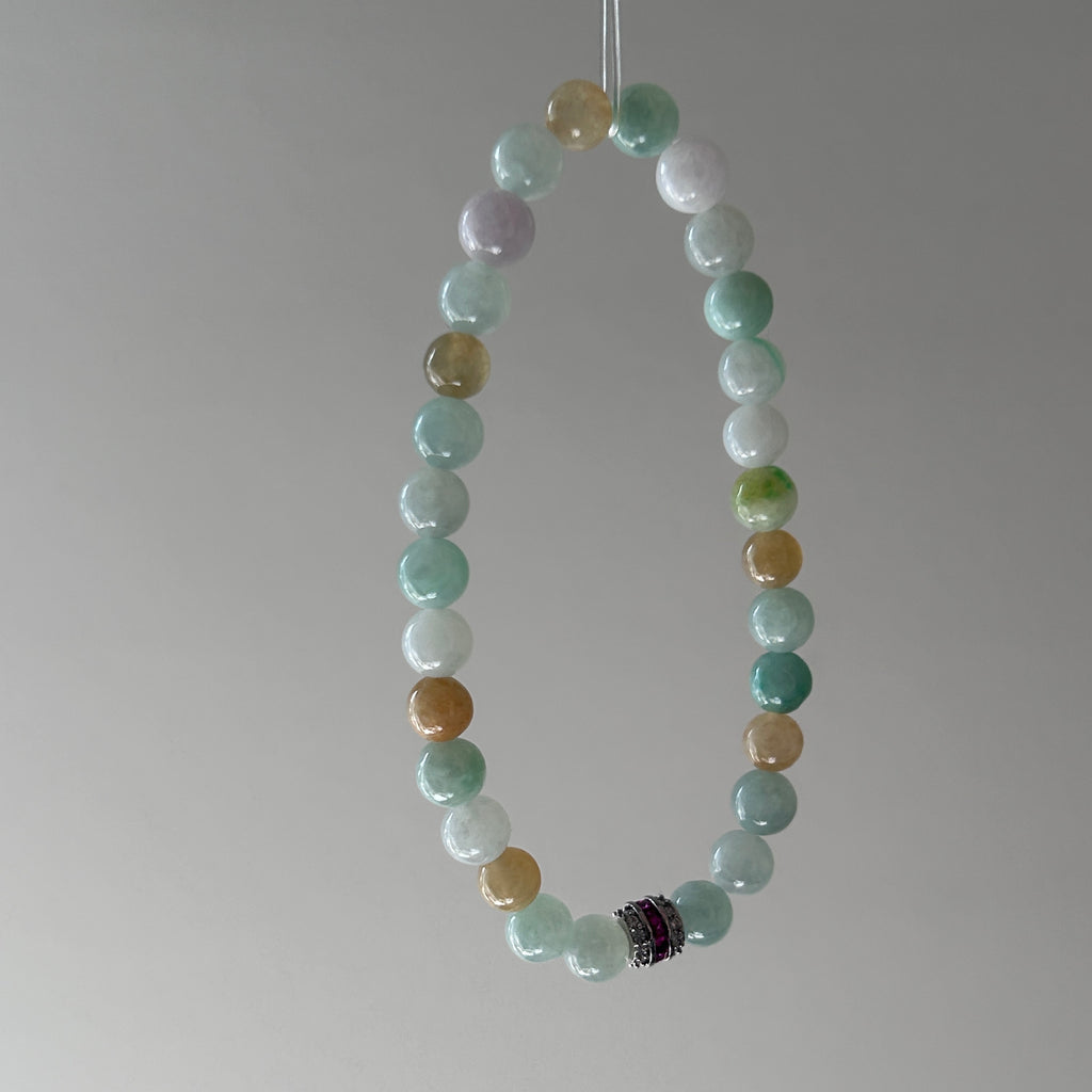 Multi Bracelet, Jade only (no metal setting), photo 5 - Luxe Jadeite