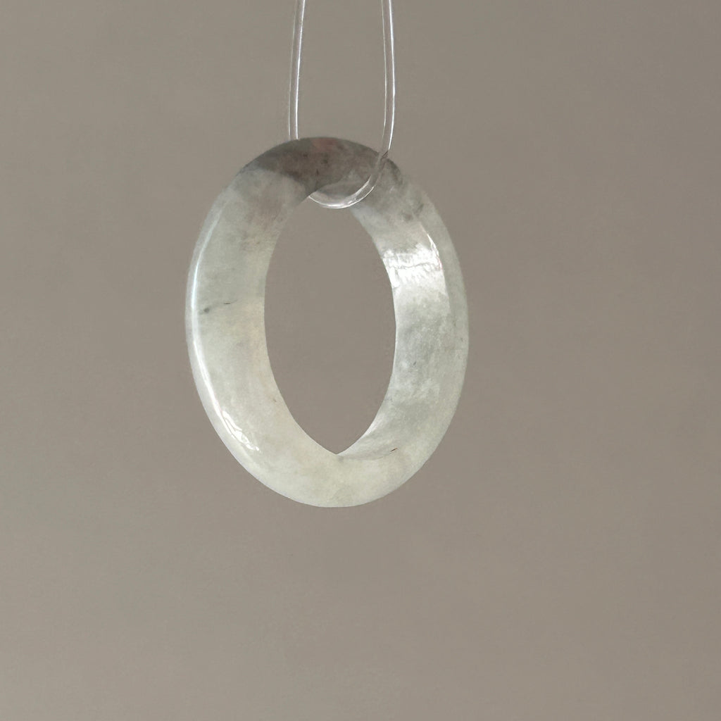 White with Wu Ji Ring US 8.0, photo 7 - Luxe Jadeite