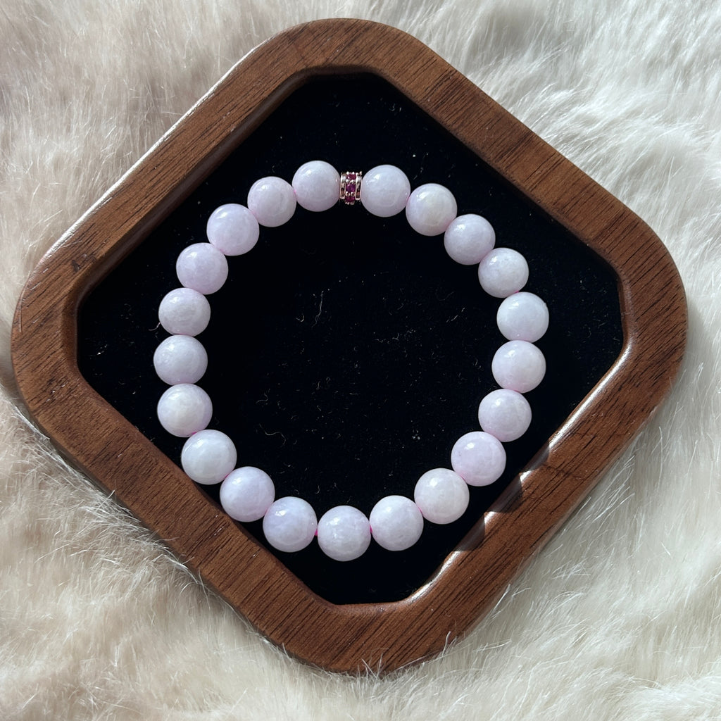 Pink Bracelet, Jade only (no metal setting), photo 6 - Luxe Jadeite