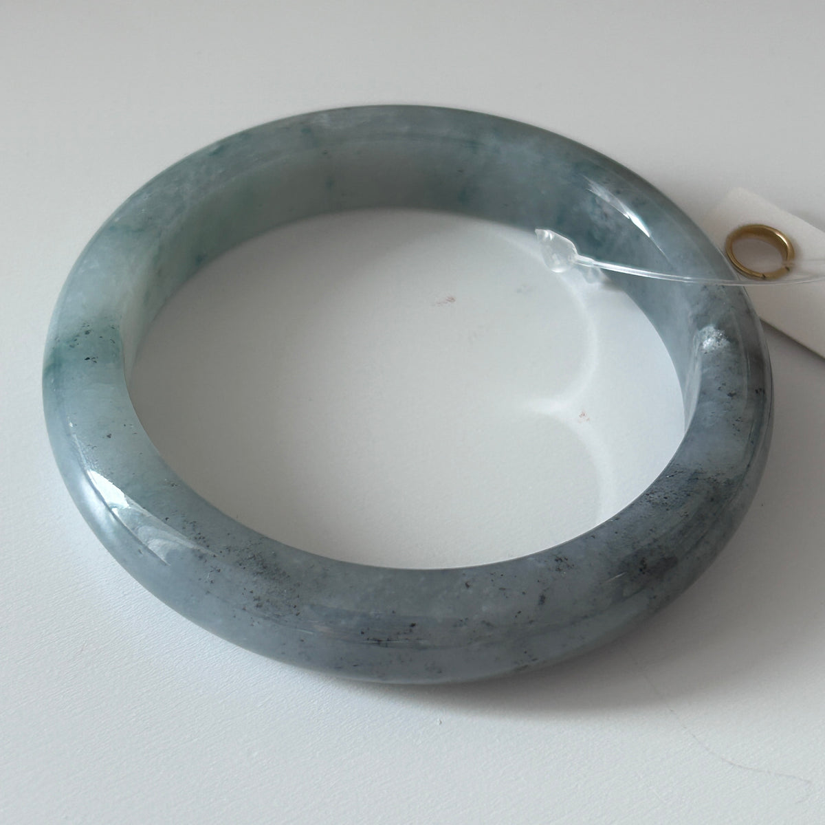Wuji with Floating Blue Green Bangle 58.8mm, photo 7 - Luxe Jadeite