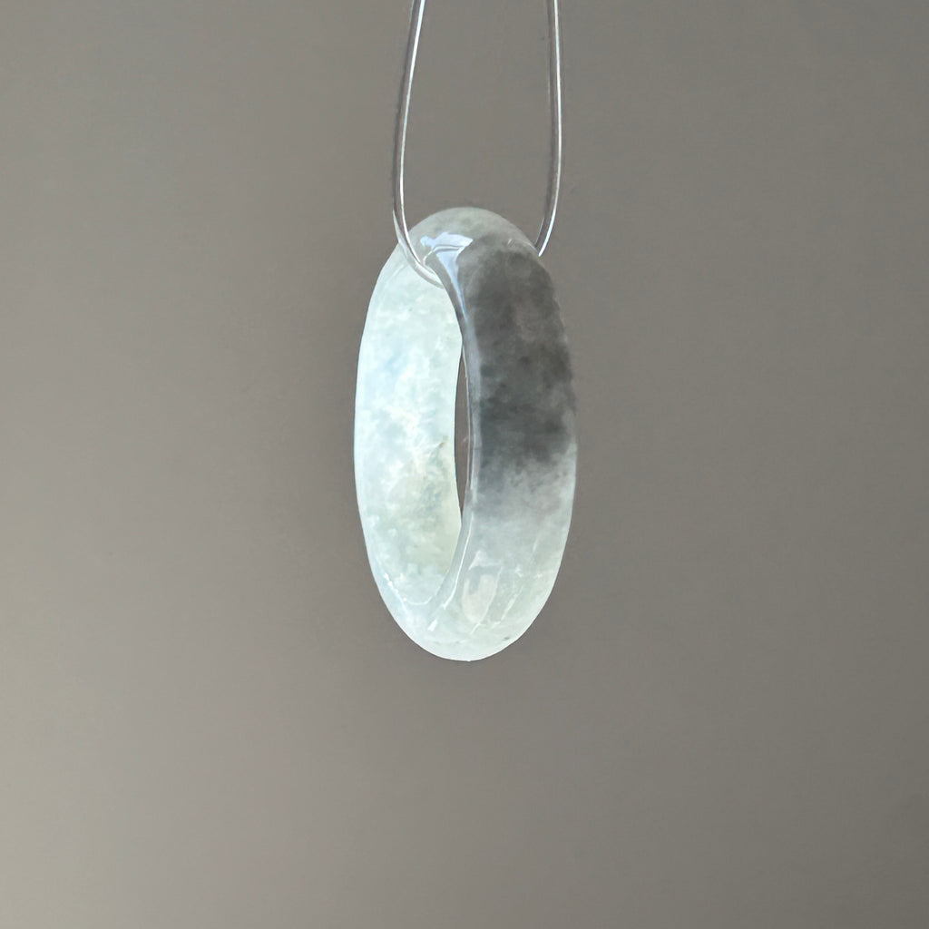 White with Wu Ji Ring US 8.0, photo 4 - Luxe Jadeite