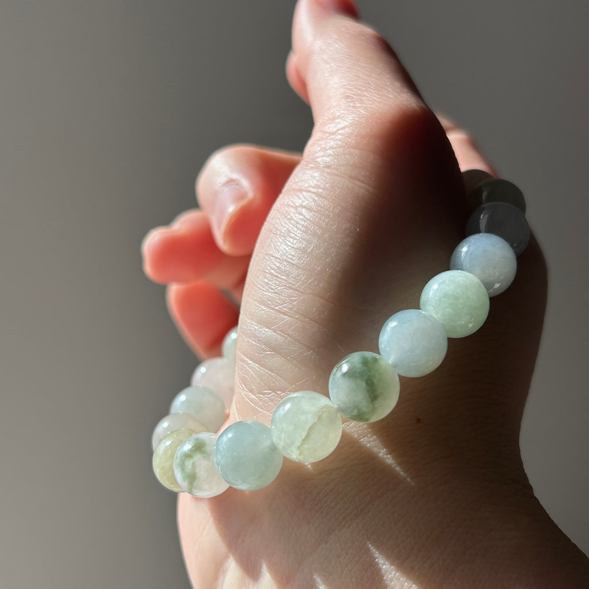Yellow Green Bracelet, Jade only (no metal setting), photo 1 - Luxe Jadeite
