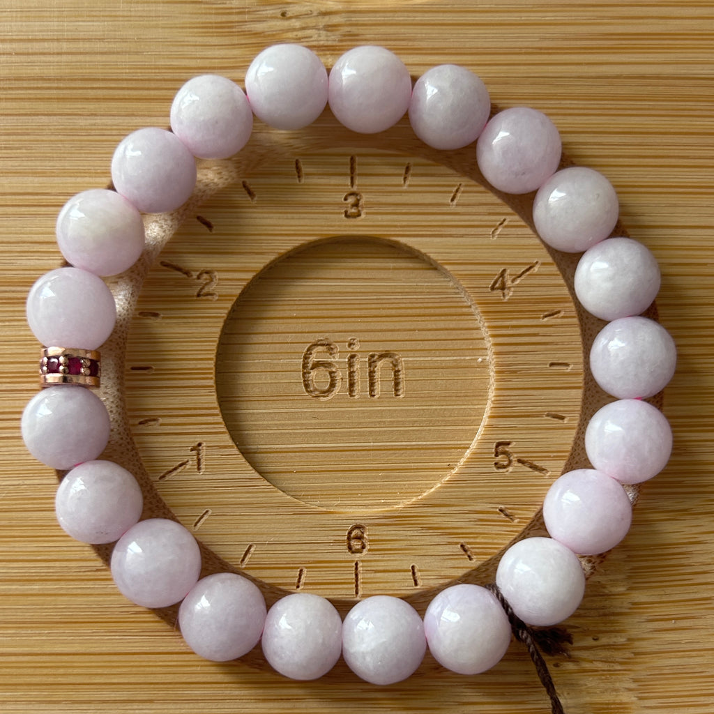 Pink Bracelet, Jade only (no metal setting), photo 7 - Luxe Jadeite