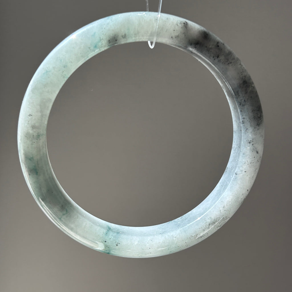 Wuji with Floating Blue Green Bangle 58.8mm, photo 6 - Luxe Jadeite