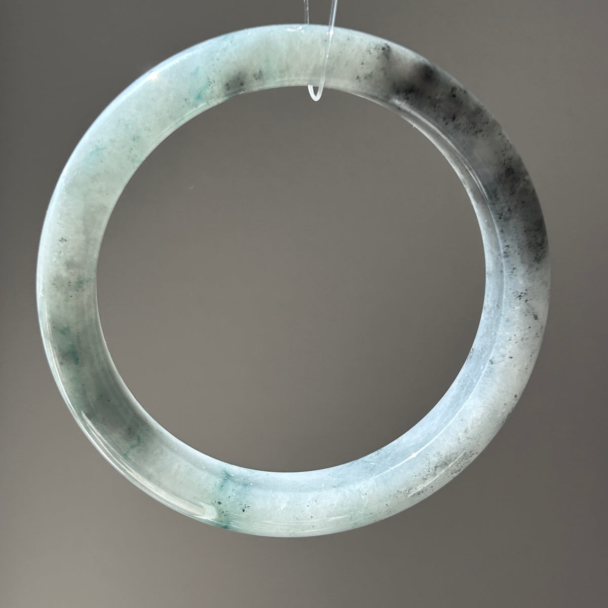 Wuji with Floating Blue Green Bangle 58.8mm, photo 6 - Luxe Jadeite