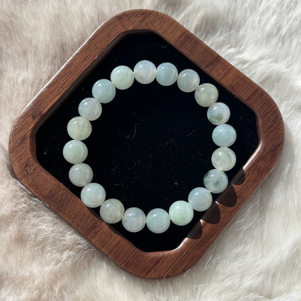 Yellow Green Bracelet, Jade only (no metal setting), photo 6 - Luxe Jadeite