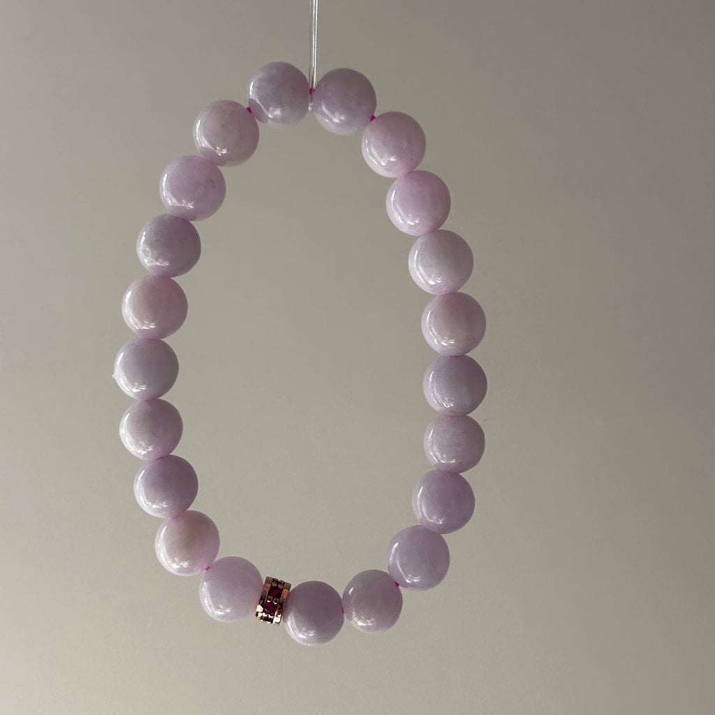 Pink Bracelet, Jade only (no metal setting), photo 5 - Luxe Jadeite