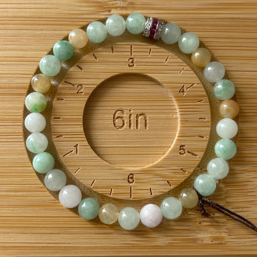 Multi Bracelet, Jade only (no metal setting), photo 7 - Luxe Jadeite