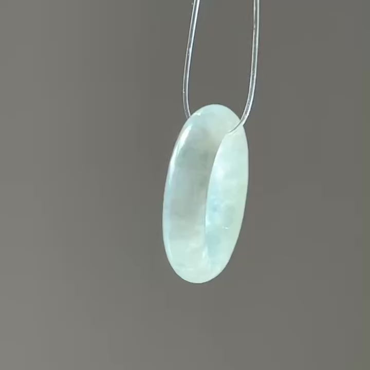 White with Wu Ji Ring US 8.0, video 2 - Luxe Jadeite