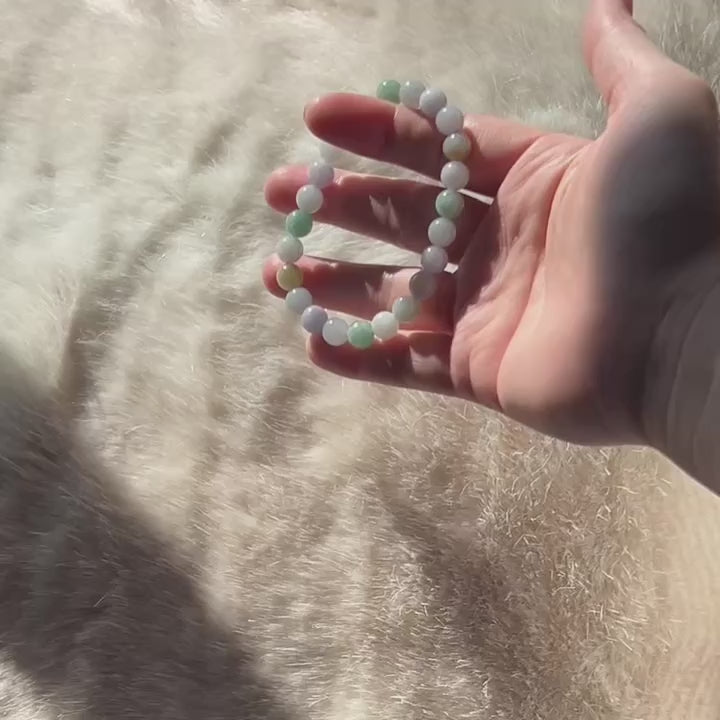 Multi Bracelet, Jade only (no metal setting), photo 1, video 3 - Luxe Jadeite