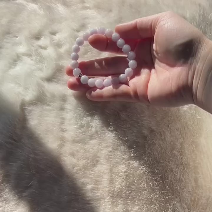 Pink Bracelet, Jade only (no metal setting), photo 1, video 4 - Luxe Jadeite